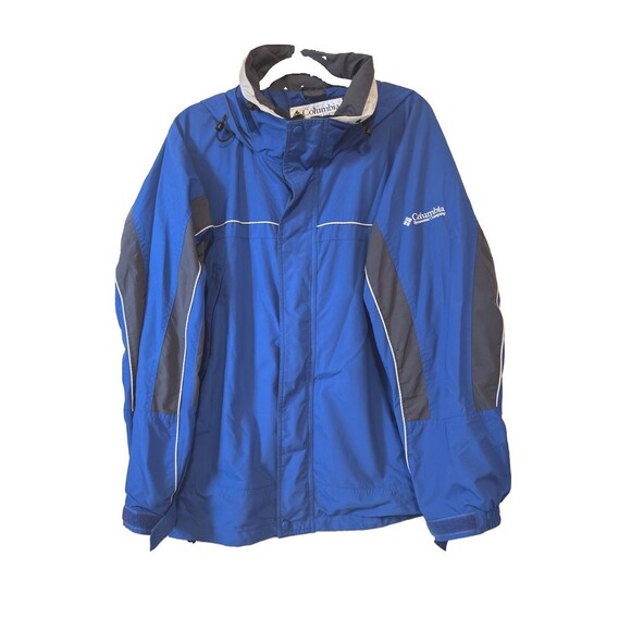Columbia Other - Columbia Jacket Mens L  Blue Black Interchangeable Core Waterproof Breathable